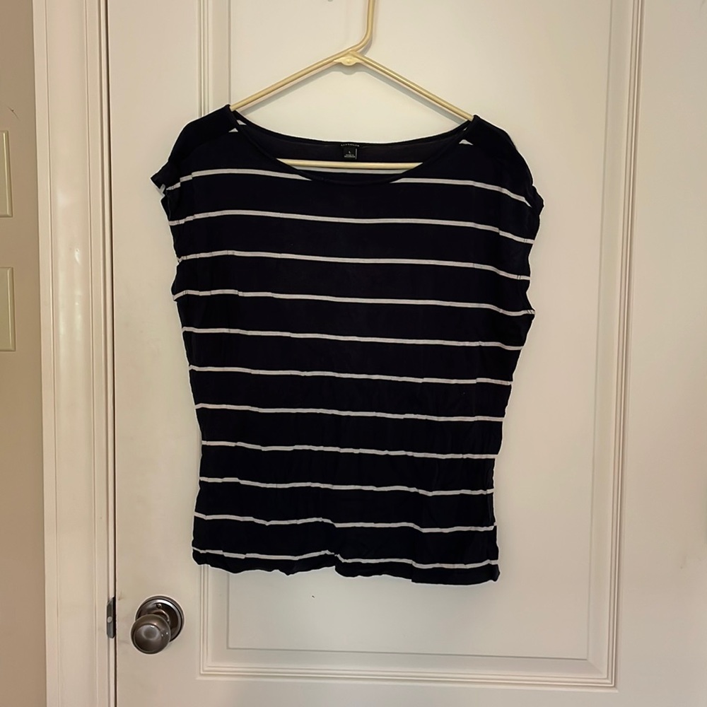 Ann Taylor Striped Blouse